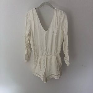 Tavik white romper, never worn